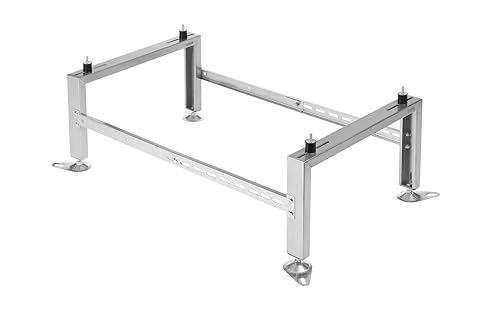 STERR Wärmepumpe Bodenständer mit einer Belastbarkeit von 500 kg - HSA500 - Klimaständer aus rostfreiem Stahl - Robustes Klimaanlage Zubehör - Einstellbar - Max. 1040x560x300 mm