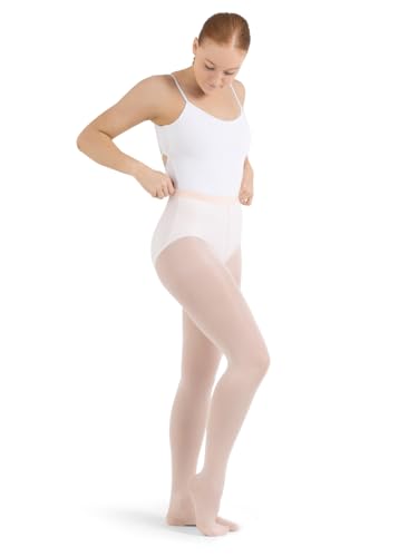Capezio Women's Ultra Hold Footed Tight Eng, Rosa-Ballet Pink, L