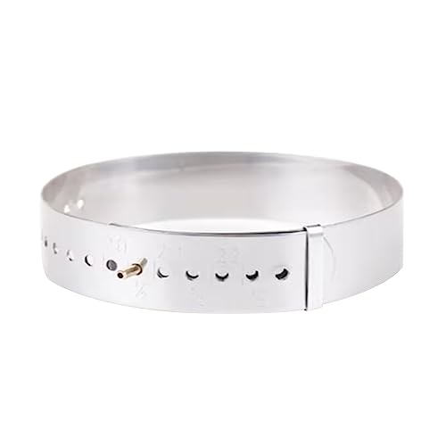 Armreif-Größenmessgerät für Armbänder, Handgelenkgröße, Metall, Juweliere, professionelles Handgelenk-Größenmessgerät, metrisch, 15–25 cm