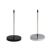 2 Stück Zettelspießer Edelstahl Bonspießer Zettelhalter Schwarz Memo Halter für Restaurants Bars Büros Zettel Note Papier Beleg Kassenbon Halter