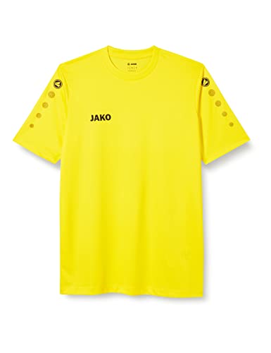 JAKO Team Fußballtrikot Herren Neongelb/schwarz, 3XL