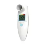 Peak Flow Meter, Lungentrainer für Erwachsene und Kinder zur Überwachung der Lungenfunktion, LCD, Digitales Spirometer für Asthma COPD, PEF & FEV1, Tagebuch Formular, Risikoindikator, Kein Bluetooth