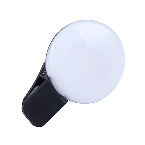 ARTIBETTER Aufladbares Ringlicht für Smartphone Mini Tragbares Beauty Selfie mit Clip für Beleuchtung bei Makeup Portraitfotografie Live Streaming LEDs Integrierter
