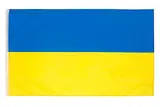 Aricona Ukraine Flagge 90x150cm - wetterbeständige Fahne mit Messingösen, 100% Polyester, robuste Doppelnaht & in lebendigen Farben - ideal für Flaggen-Liebhaber, Ukrainer & Freunde