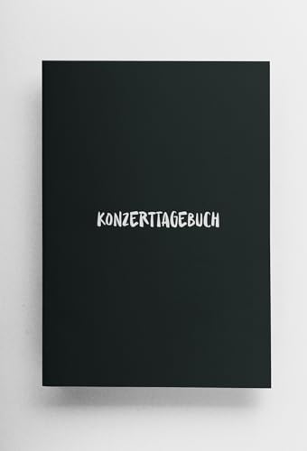 Dein Konzerttagebuch auf Deutsch | Für Konzerterinnerungen und Dein Ticket | nachhaltig | Taschenbuch Konzertjournal | A5 | Concert Journal | Konzertliebe