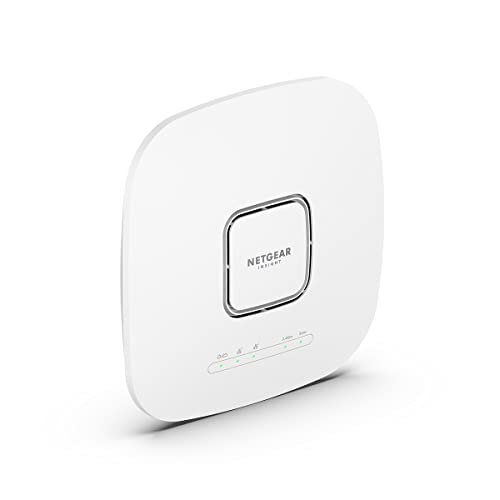 NETGEAR WAX625 WLAN Access Point PoE+ WiFi 6 (AX5400 Speed Dual-Band, WPA3, 802.11ax Mesh-fähig, 2.5G LAN, Lokal oder Insight Remote Management, PoE+ powered - Netzteil optional)