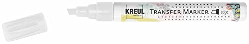 KREUL 49931 - Transfer Marker Edge, Strichstärke 1 - 5 mm, transparent, zum Übertragen von ausgedruckten Motiven und Schriftzügen auf Papier, Pappe, Kork und andere Untergründe