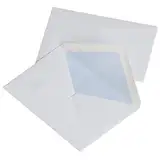 Briefumschläge Mit Kleber OFFICE PRODUCTS NK C6 114x162mm 75gsm 50St Weiß / / Typ-Mit Klebstoff/Art-NK/Farbe-Weiß/Format-C6 / Flächengewicht (g/m2)-75 / Abmessungen (mm)-114x162