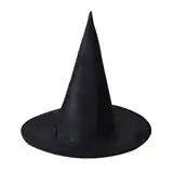 YNYCIPZ Hüte & Kopfbedeckungen für Kinder，Hexenhut, Maskerade-Zubehör, Geschenke für Mädchen und Jungen, Halloween, Party, Familienfeier, Geburtstag (schwarz)