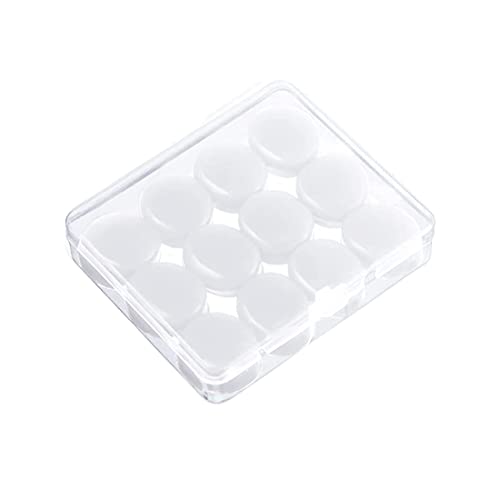 12 Stück Gel Ohrstöpsel Wiederverwendbare mit Box Silikon Ohrstöpsel Wasserdichte Ohrstöpsel Geräuschunterdrückung Ohrstöpsel für Erwachsene Kinder Ohrstöpsel für Schwimmen