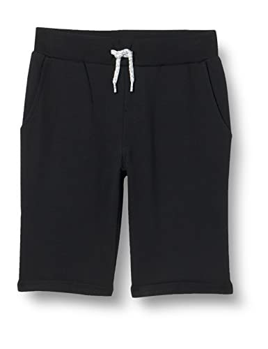 NAME IT Jungen NKMVERMO Long SWE UNB F NOOS Shorts, Black, 158