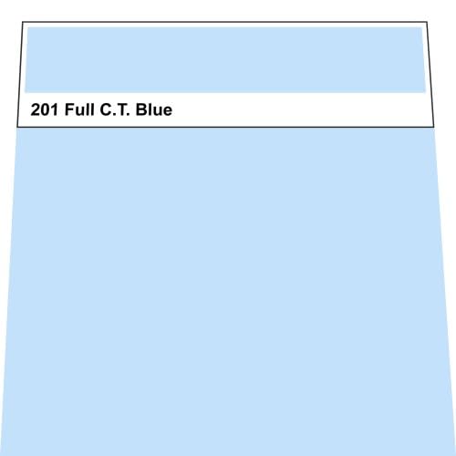 Lee Farbfolie 201 Full C.T. Blue 25 x 122cm