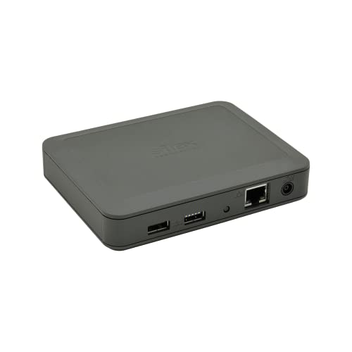 Silex Technology DS-600 USB 3.0 Device Server - Netzwerk USB-Server LAN (10/100/1000 MBit/s), USB 3.2 Gen 1 (USB 3.0), USB 2.0 - Hoher Datendurchsatz Plus Sicherheit im Netzwerk