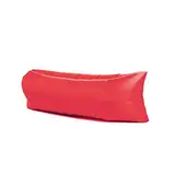 Surwin Wasserdichtes Aufblasbares Sofa,Tragbares Luft Sofa Aufblasbare, Air Lounger, Luftsofa Luftsack Für Outdoor, Strand, Reisen, Party, Camping Gadgets (200x70cm,Großes Rot)