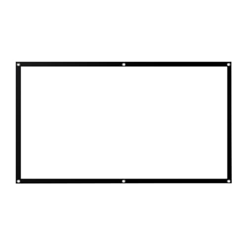 120 Zoll Projektor Leinwände 16:9 HD 4K Faltbare Anti-Knitter Projektionsleinwand für Heimkino Kino Innen- und Außen Hinterhof Party(72 in(159x90 cm))