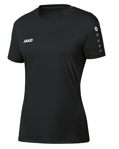 JAKO Damen Team Ka Trikot, Schwarz, 44 EU