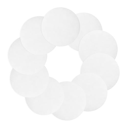 Cabilock 100 Stück Laborfilterpapier Ersatzpapierfilter Filterpapierscheiben Qualitatives Filterpapier Spritzfilter Friteusenfilter Filterpapier Für Friteusen Filterpapier Chemie Weiß