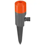 Gardena Classic Sprühregner Fox: Schonender Rasensprinkler auch für kleinste Flächen, für maximal 11 m Durchmesser, ideal für Beete und Vorgärten, sicher im Boden fixierbar, mobil einsetzbar (1951-20)