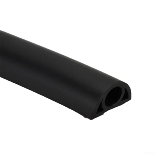 2 m PVC-Boden-Kabelabdeckung für Ausstellungs- und Aufführungsorte (schwarz)