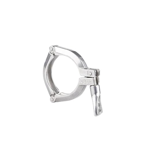 SAP 1,5" 2" 2,5" 3" 3,5" 4" 304 Edelstahl Dreiteilige Sanitär-Tri-Clamp-Armatur for selbstgebrautes Bier(Size:2.5Inch x K77.5)