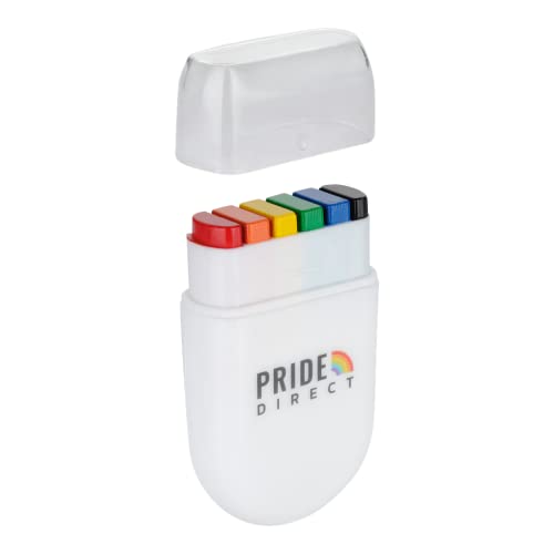 Pride.Direct® Regenbogen Schminkstift | Perfekte Regenbogen Gesichtsfarbe & Pride Makeup | LGBTQ Accessoires Pride Merch für Regenbogen Party | Gay Regenbogen Deko für dein CSD Pride Outfit