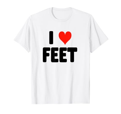 I Love Feet Fußarzt, Herzform, lustig, Podologie T-Shirt