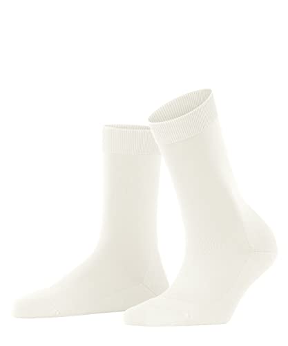 FALKE Damen Socken ClimaWool W SO Lyocell Schurwolle einfarbig 1 Paar, Weiß (Off-White 2040), 37-38