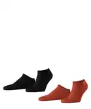 Burlington Herren Sneakersocken Everyday Sneaker 2-Pack M SN Baumwolle kurz einfarbig 2 Paar, Rot (Red Desert 8910), 40-46