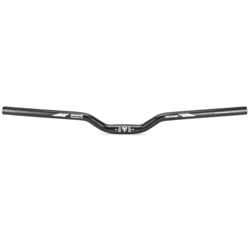 GEWAGE 25.4 mm Fahrradlenker – 30 mm, 50 mm, 70 mm, 90 mm, 120 mm Riser Lenker – 620 mm Mountainbike Fahrradlenker aus Aluminiumlegierung (30mm Erheben)
