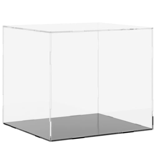 vidaXL Vitrine, Schaukasten Staubschutz, Sammlervitrine für Sammlerstücke Spielzeug Figuren, Ausstellungsbox Acrylbox, Transparent Acryl