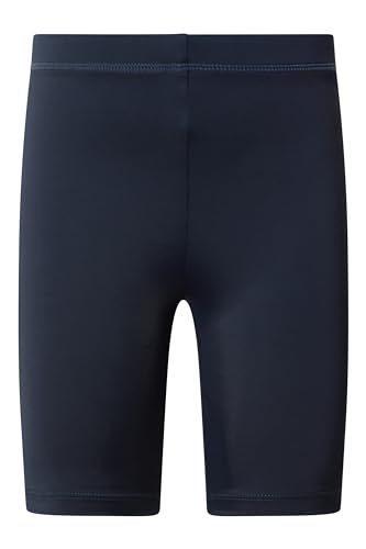 Mountain Warehouse Badeshorts für Kinder - Strandhose für Kinder mit UV-Schutz, Dehnbare Badehose, Flache Nähte - Für Pool, Tauchen und Surfen Marineblau 5-6 Jahre