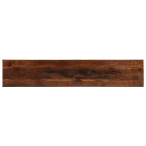 vidaXL Tischplatte, Holzplatte Rechteckig, Massivholzplatte für Tisch Esstisch Couchtisch, Ersatztischplatte, 160x20x2,5cm Altholz Massiv