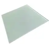 Glasplatte Terry 65x65cm milchglas 8mm rund ESG Gehärtetes Glas Scheibe Bodenplatte Glasscheibe