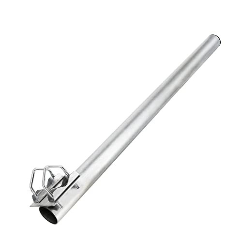 SkyRevolt Balkon-Halter 80cm Ø 60mm Stahl Mast Geländer-Halterung für Satelliten-Schüssel SAT-Antenne Satelliten-Anlage Sat-Spiegel Ausleger - auch nutzbar als Mastaufsatz Mast-Verlängerung