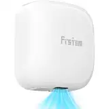 1400W Kommerzieller Händetrockner Automatischer Hand Dryer mit Automatischem Infrarotsensor & Intelligenter Temperaturregelung für Zuhause Badezimmer Restaurants Hotels, Weiß
