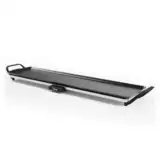 Tristar Tischgrill slim XL - Große Backfläche von 90 x 23 cm - Einstellbarer Thermostat - Antihaftbeschichtung - Herausnehmbare Fettauffangschale - Leicht zu reinigen - BP-2669
