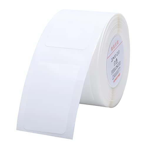Thermokabel-Etikettenpapier für D101-Etikettendrucker, Barcode, Preisgröße, Name, blanko, wasserdicht, reißfest, 20 x 30 mm, 210 Blatt/Rolle, für Preisschilder, Bürobedarf, Bekleidungsgeschäfte