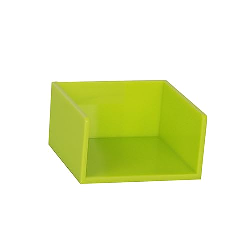 VILLCASE Kasten Aufbewahrungskiste Büro-Caddy Desktop-Organizer-büro Banknoten Büro-Desktop-Organizer Haftnotizblockhalter Desktop-Notizen-Container Selbstklebender Zettelhalter Green