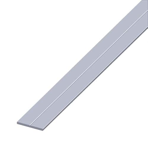 Flat Bar 1 m x 15 mm x 2 mm, silber