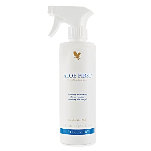 Forever Aloe First, Aloe Vera Spray, pflegt Körper, Gesicht und Haare mit Feuchtigkeit und Nährstoffen, wohltuend, dermatest-zertifiziert (1 x 473 ml)