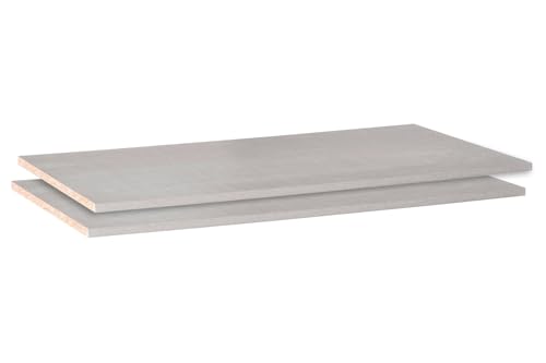 Einlegeboden für Kleiderschränke - Höhe 20 mm - 88 x 45 cm - Texline Dekor - Regalboden Fachbrett