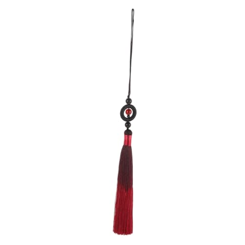 KITANDOVE Kissen Im Traditionellen Chinesischen Stil Mit Quastendekor Im Kampfsport-Stil Vielseitiges Accessoire