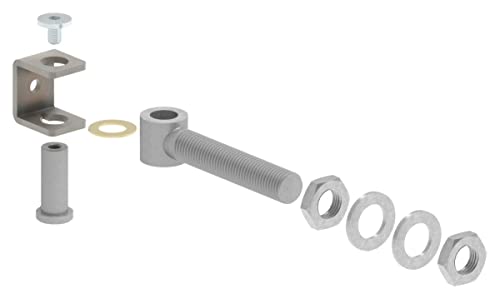Fenau - Fenau - Torband M24 - verstellbar - Stahl (Roh) S235JR - Tragkraft pro Paar: 225 kg