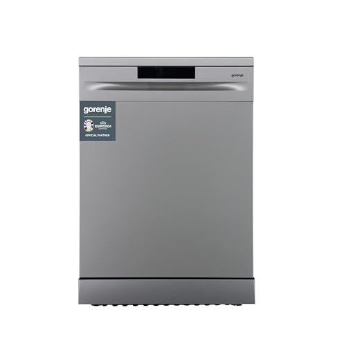 Gorenje GS 620 C10S Freistehender Geschirrspüler/ 60cm / 14 Maßgedecke / 3 Körbe / 5 Programme/Inverter PowerDrive Motor/SpeedWash/TotalDry/vollständiger Überlaufschutz/Grau Metallic