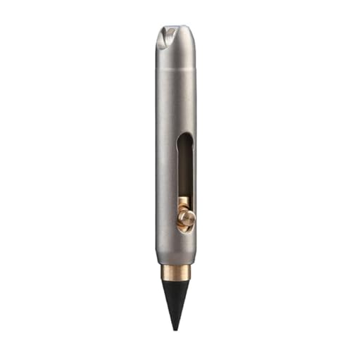 Mini-Stift aus Titanlegierung – Tragbarer Schlüsselanhänger, löschbares Schreibwerkzeug für reibungsloses Schreiben, ideal für unterwegs