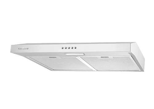 Corberó IVORI622W Herkömmliche Dunstabzugshaube, 60 cm, Durchflussmenge 192,7 m³/h, Weiß, 60 W, 3 Geschwindigkeiten, 2 x Aluminiumfilter, Energieeffizienz C