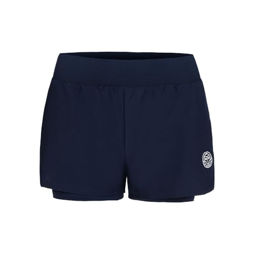 BIDI BADU Damen Crew 2In1 Shorts - Dark Blue, Größe:M