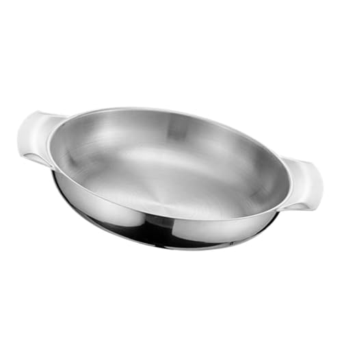 Alipis Hot Pot Mit Doppelgriffen Seafood Topf Für Gruppenessen Hitzebeständig Und Langlebig Küchenzubehör Für Vielseitige Kochanwendungen