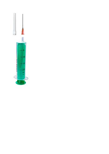 Set: 1, 2 oder 3 St. Spritze 20ml Laborspritzen Liquidspritze Hobbyspritze mit stumpfer Nadel/Kanüle für E-Liquid Aroma Hobby und Heimwerk (Set 1x 20ml)