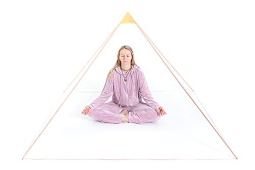 2x2m Kupfer-Pyramide für Meditation - Die Große Meditationspyramide, Pyramide zur Heilung,verbesserte Energie, HeilenergiePyramide zur Regeneration von Körper Pyramide Für Energie Heilung,